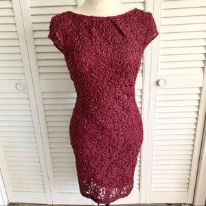 Mystic wine cocktail dress